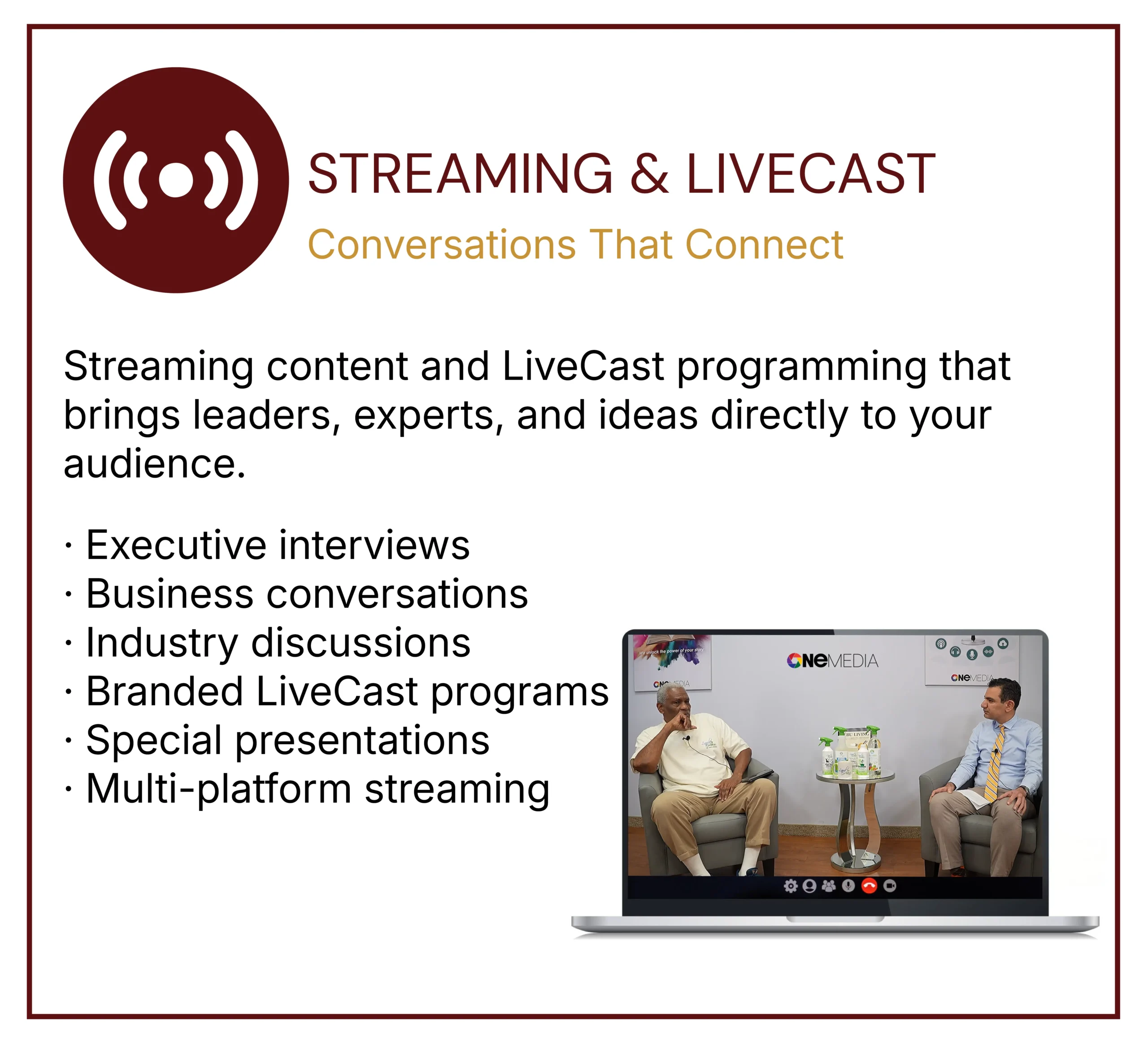 STREAMING & LIVECAST (1)